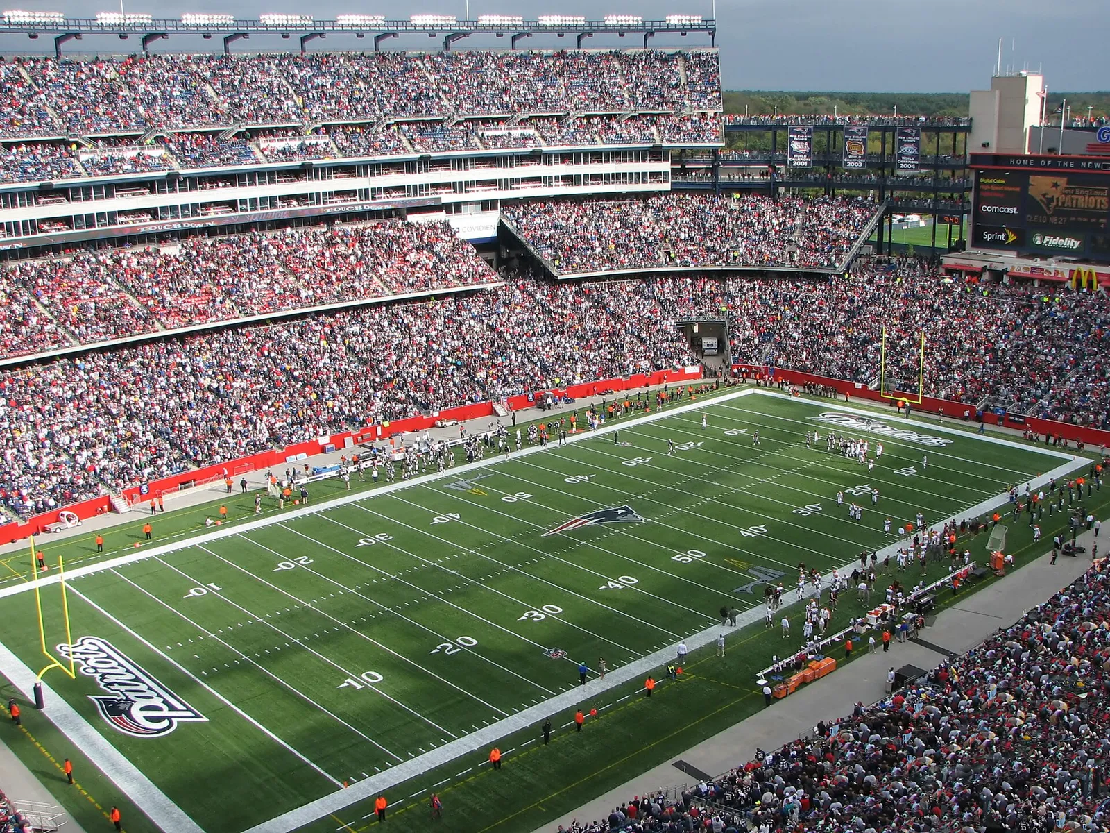 Gillette Stadium w Foxborough pod Bostonem