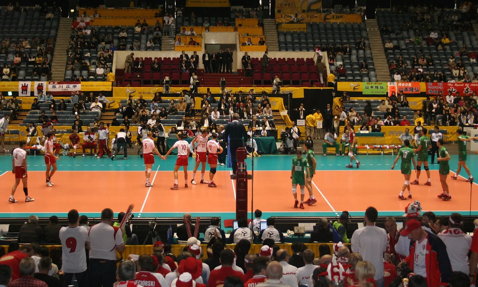 Mecz siatkarski z udziałem reprezentacji Polski