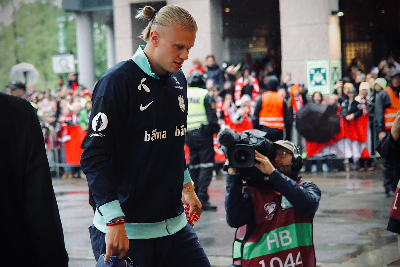 Erling Haaland w koszulce reprezentacji Norwegii