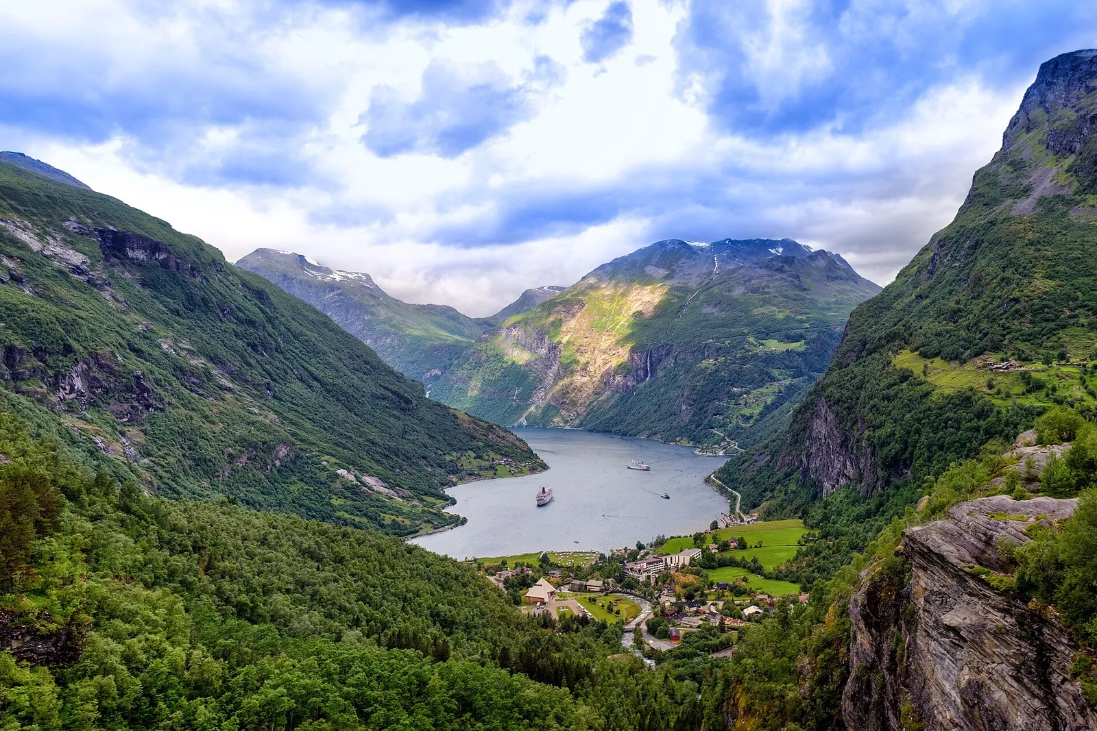 Norweski fiord Geirangerfjord