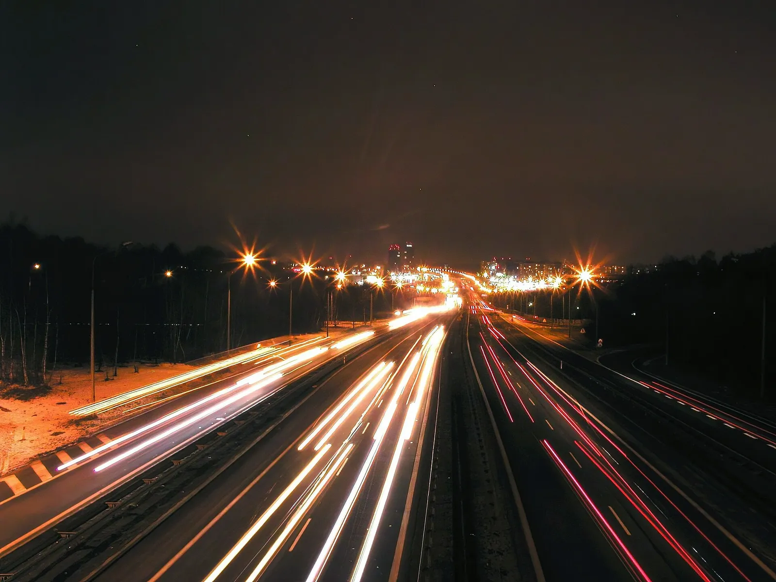 Autostrada A4 w rejonie Katowic (zdjęcie ilustracyjne)