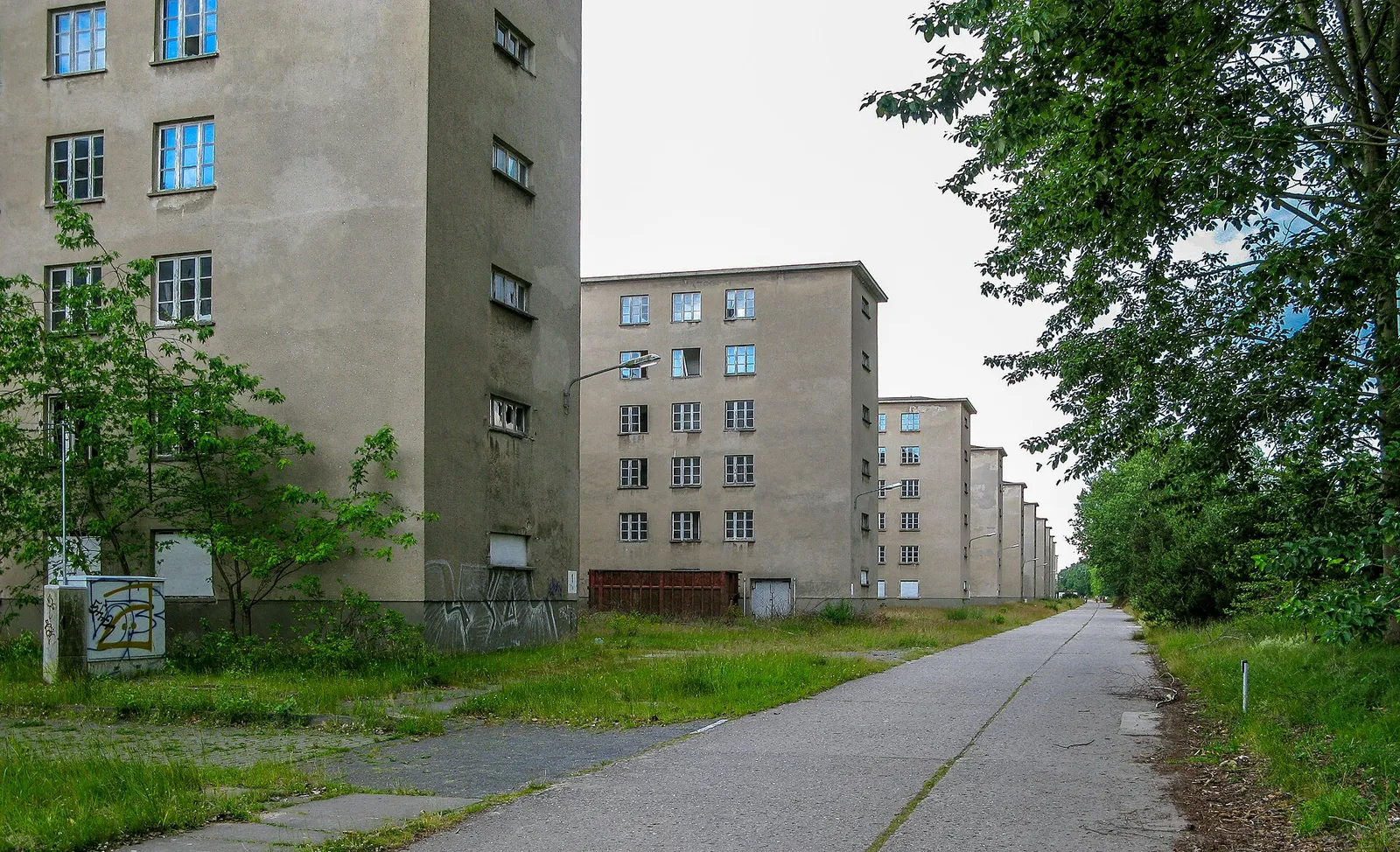 Kompleks Prora („Koloss von Prora”) na wyspie Rugia