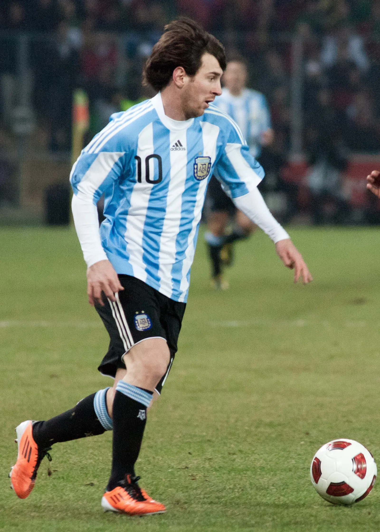 Lionel Messi w koszulce reprezentacji Argentyny (zdjęcie archiwalne)
