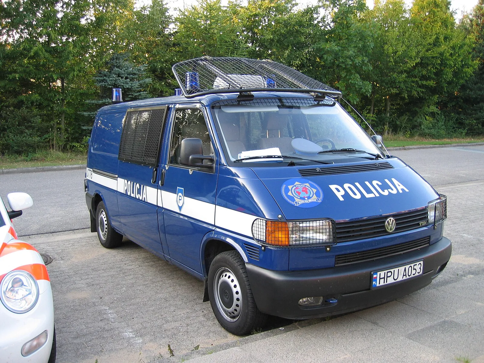 Radiowóz polskiej policji
