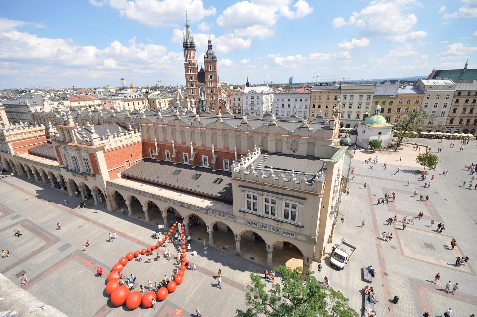 Panorama polskiego miasta (Kraków)