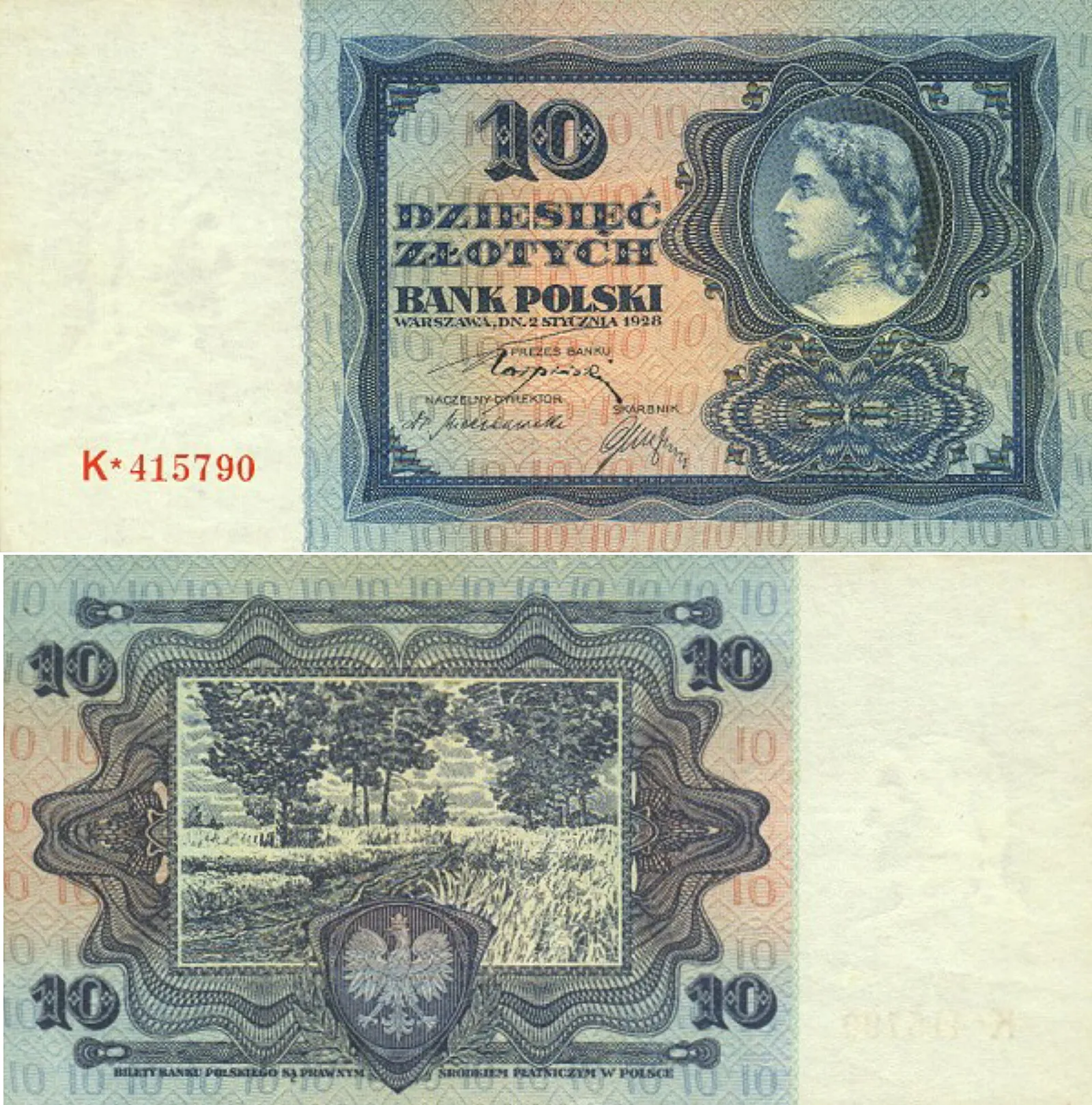 Polski banknot złotowy (zdjęcie ilustracyjne)