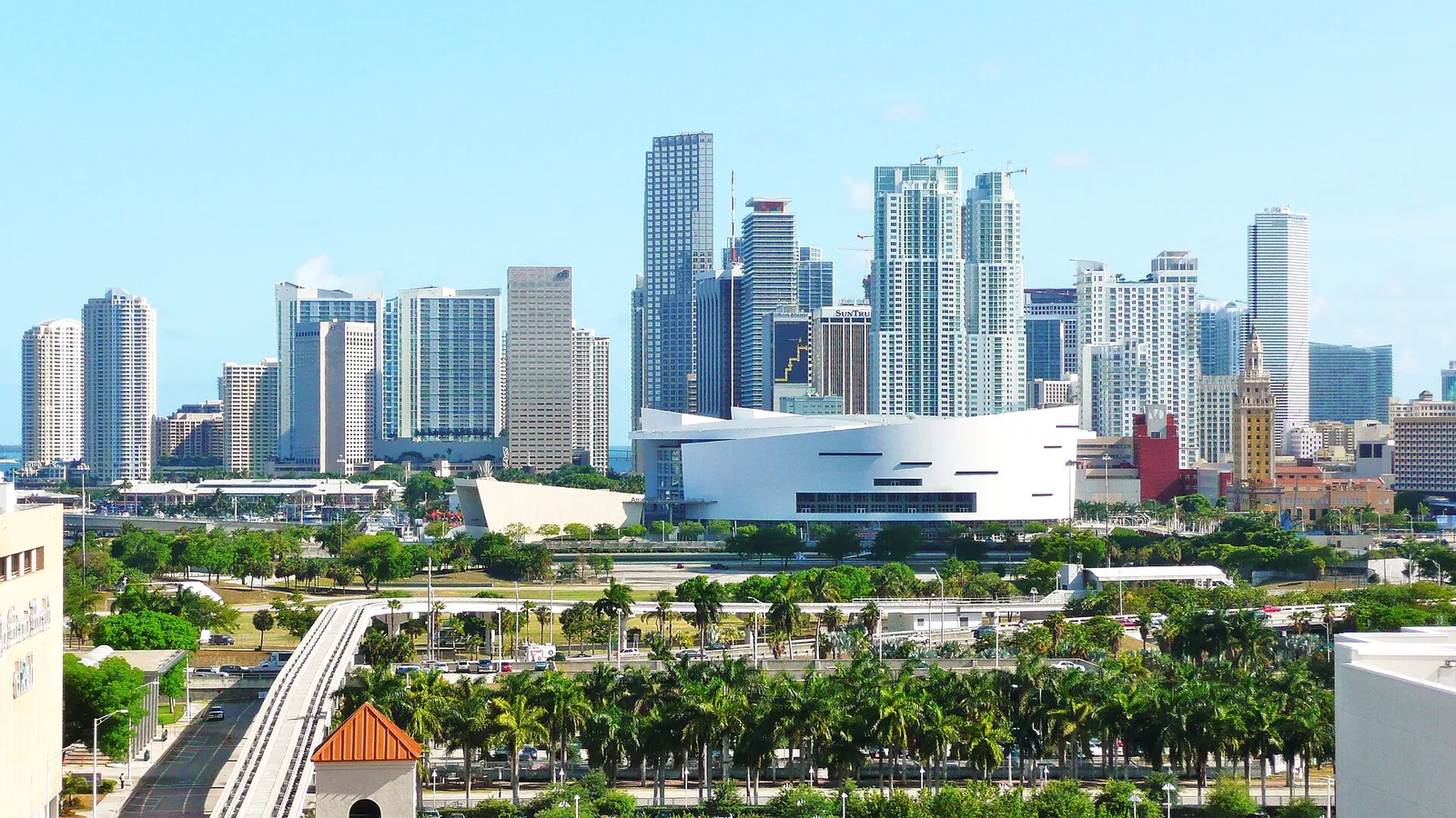 Centrum Miami (zdjęcie archiwalne)